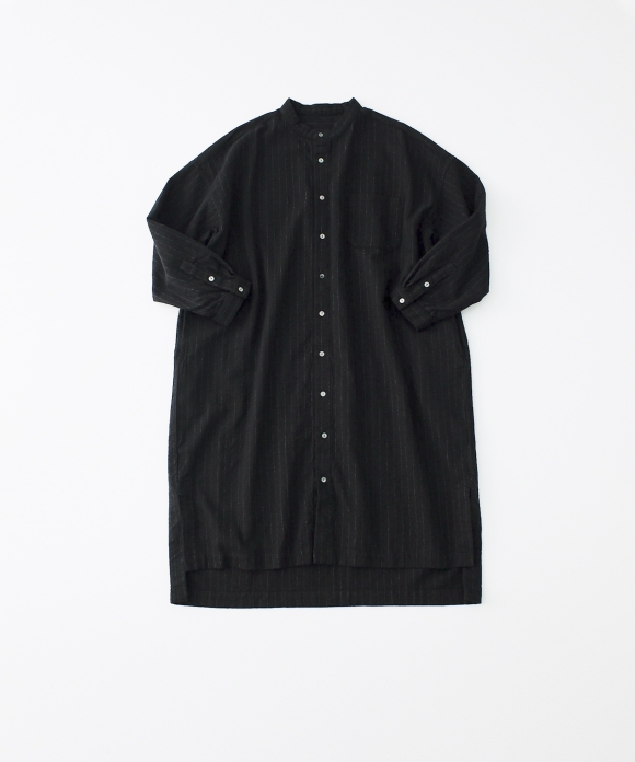 コットンウールバンドカラーチュニック | ONLINE SHOP | nest Robe