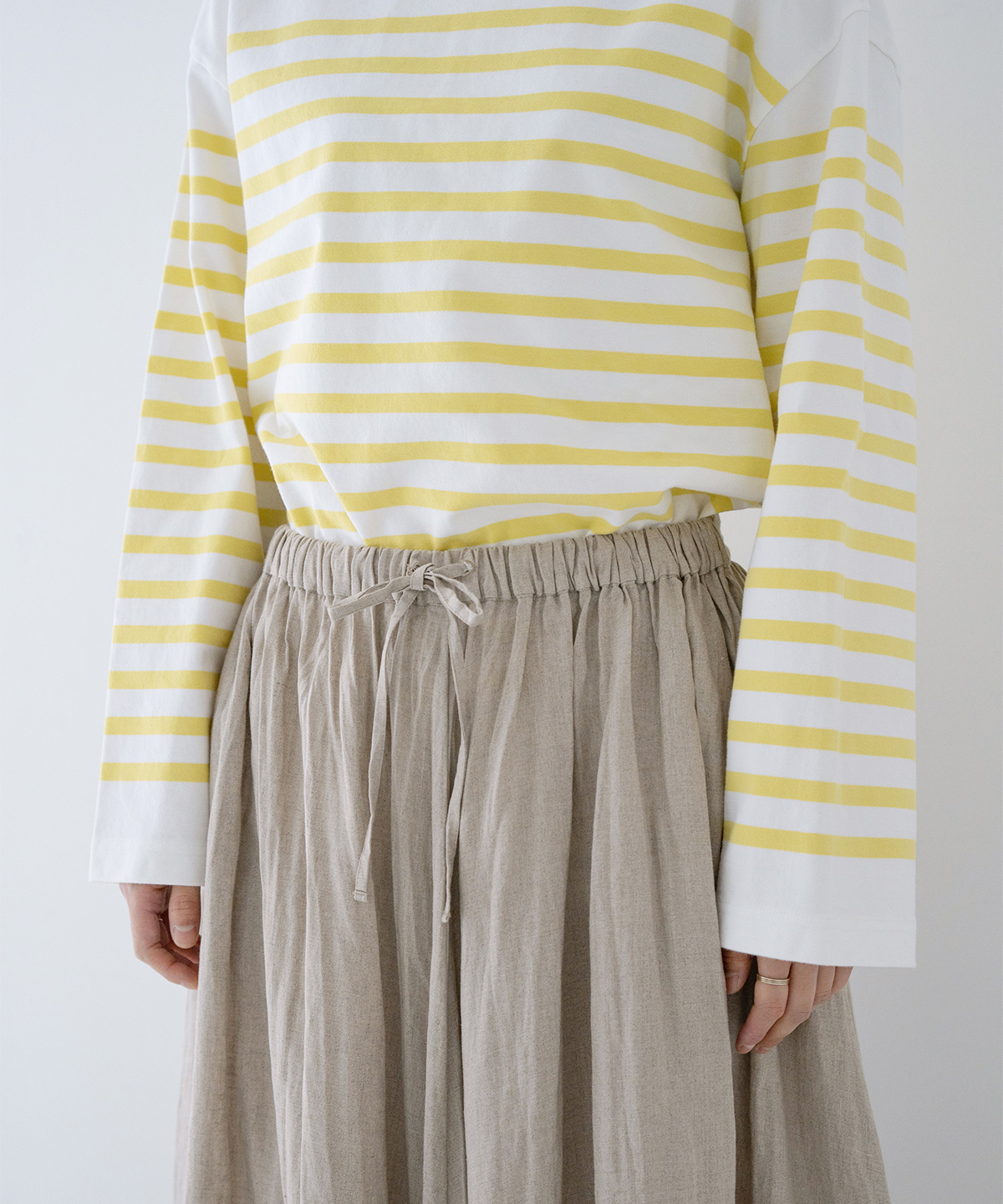 リネンギャザースカート｜nest Robe / CONFECT ONLINE SHOP