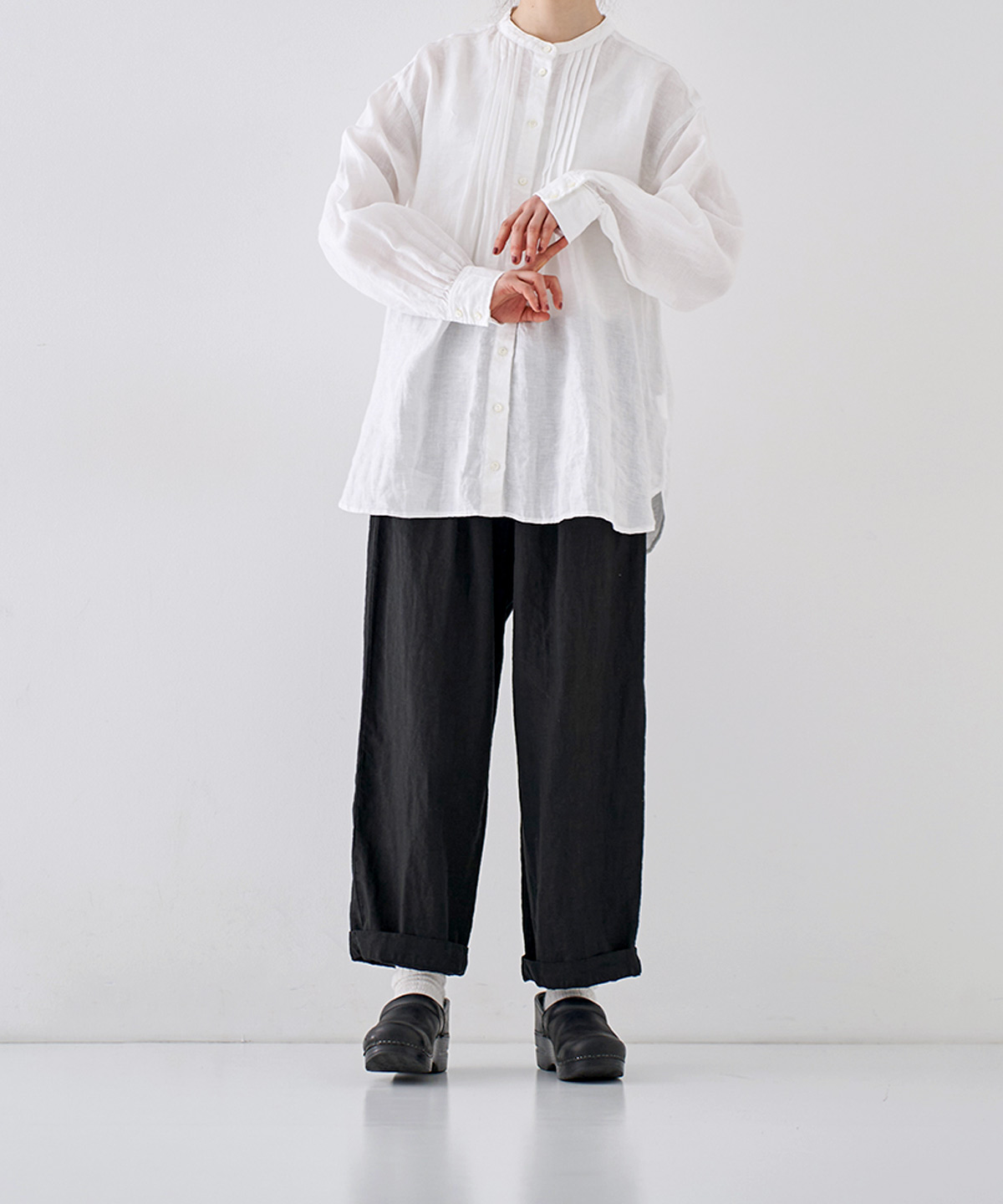 リネンピンタックシャツ｜nest Robe / CONFECT ONLINE SHOP