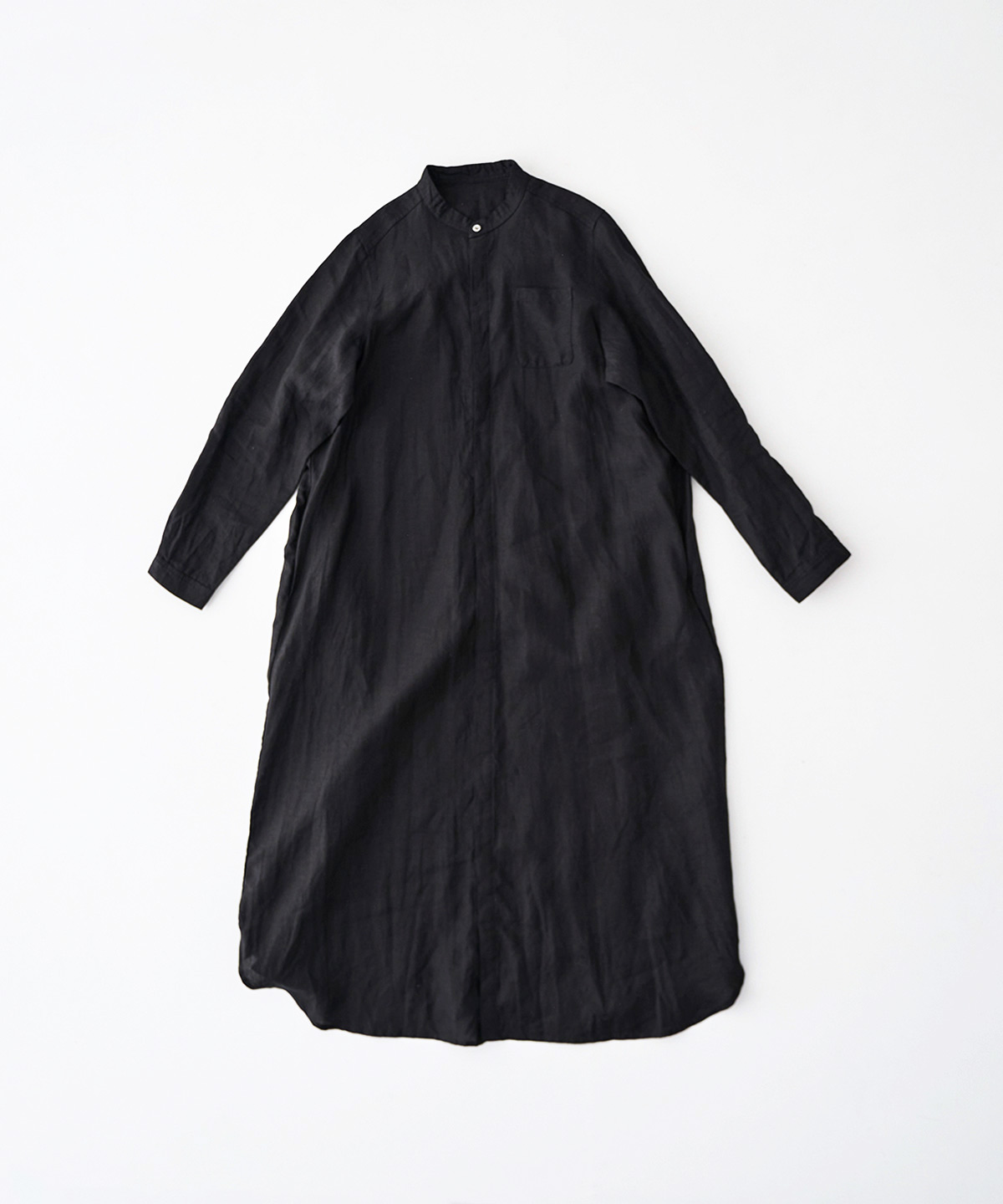 リネンバンドカラーシャツワンピース｜nest Robe / CONFECT ONLINE SHOP