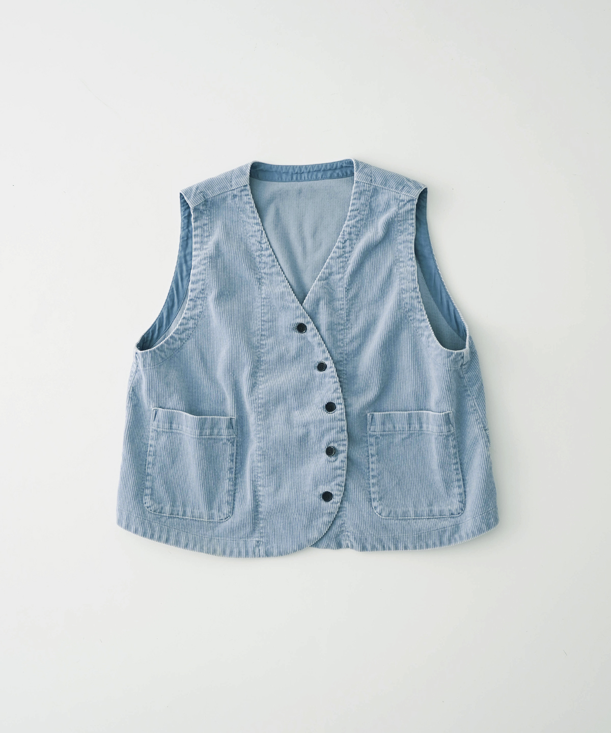 コーデュロイボタンルーズベスト web limited｜nest Robe / CONFECT