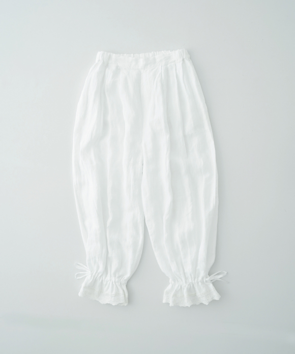 リネンスカラップレースパンツ｜nest Robe / CONFECT ONLINE SHOP