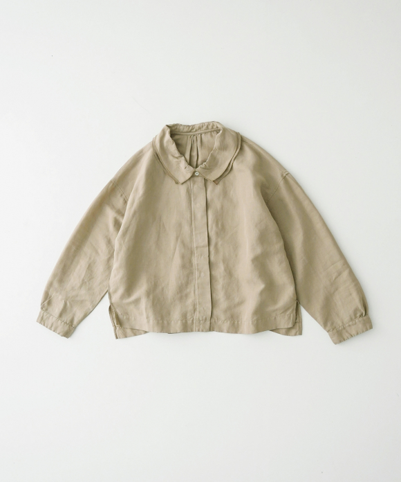 コットンリネンツイルダブルカラーシャツ｜nest Robe / CONFECT ONLINE