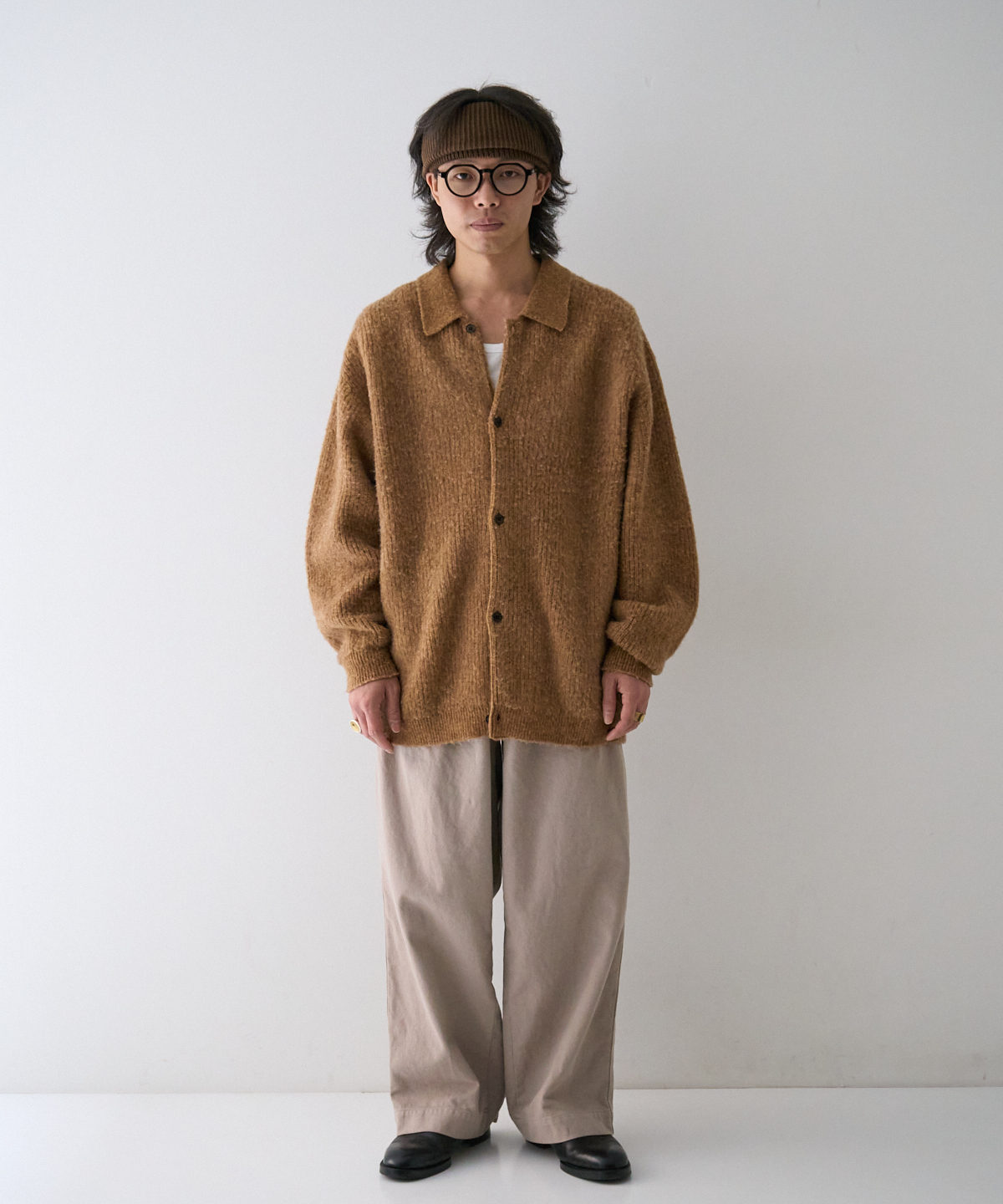 コットンリネン ギャバジン ミリタリートラウザーズ｜nest Robe