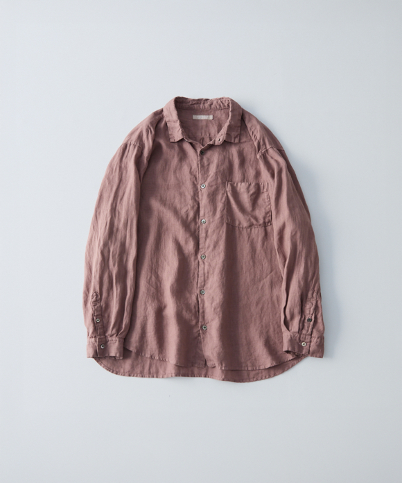 60リネン レギュラーカラーシャツ｜nest Robe / CONFECT ONLINE SHOP