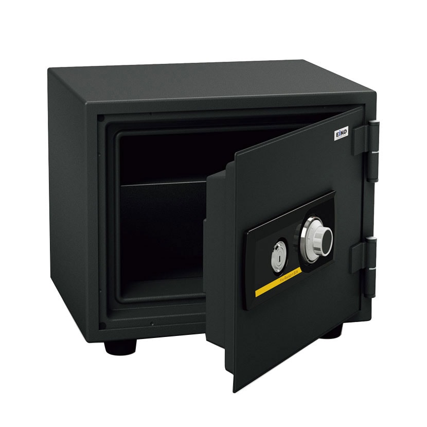 送料無料】 【エーコー】家庭用 小型 耐火金庫 ダイヤル式 A4用紙収納