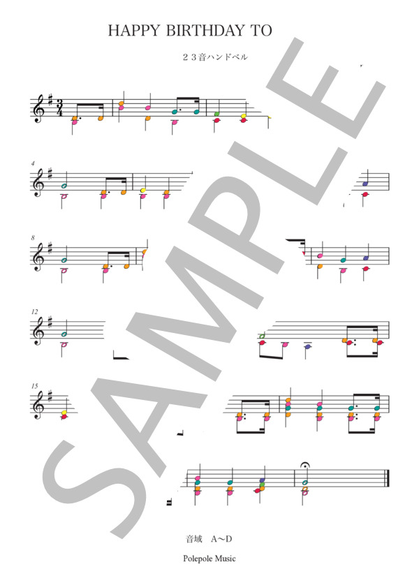 楽譜】HAPPY BIRTHDAY TO YOU / ミルドレッド・J・ヒル&パティ・S