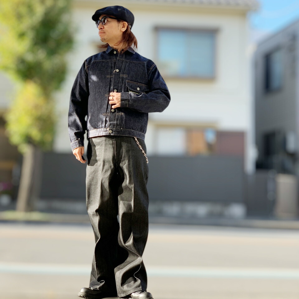 BEN DAVIS / DENIM GORILLA CUT PANTS