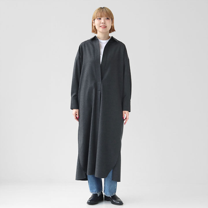 SACRA サクラ｜カシミア フラノ ワンピース 125508041の通販｜NEWS