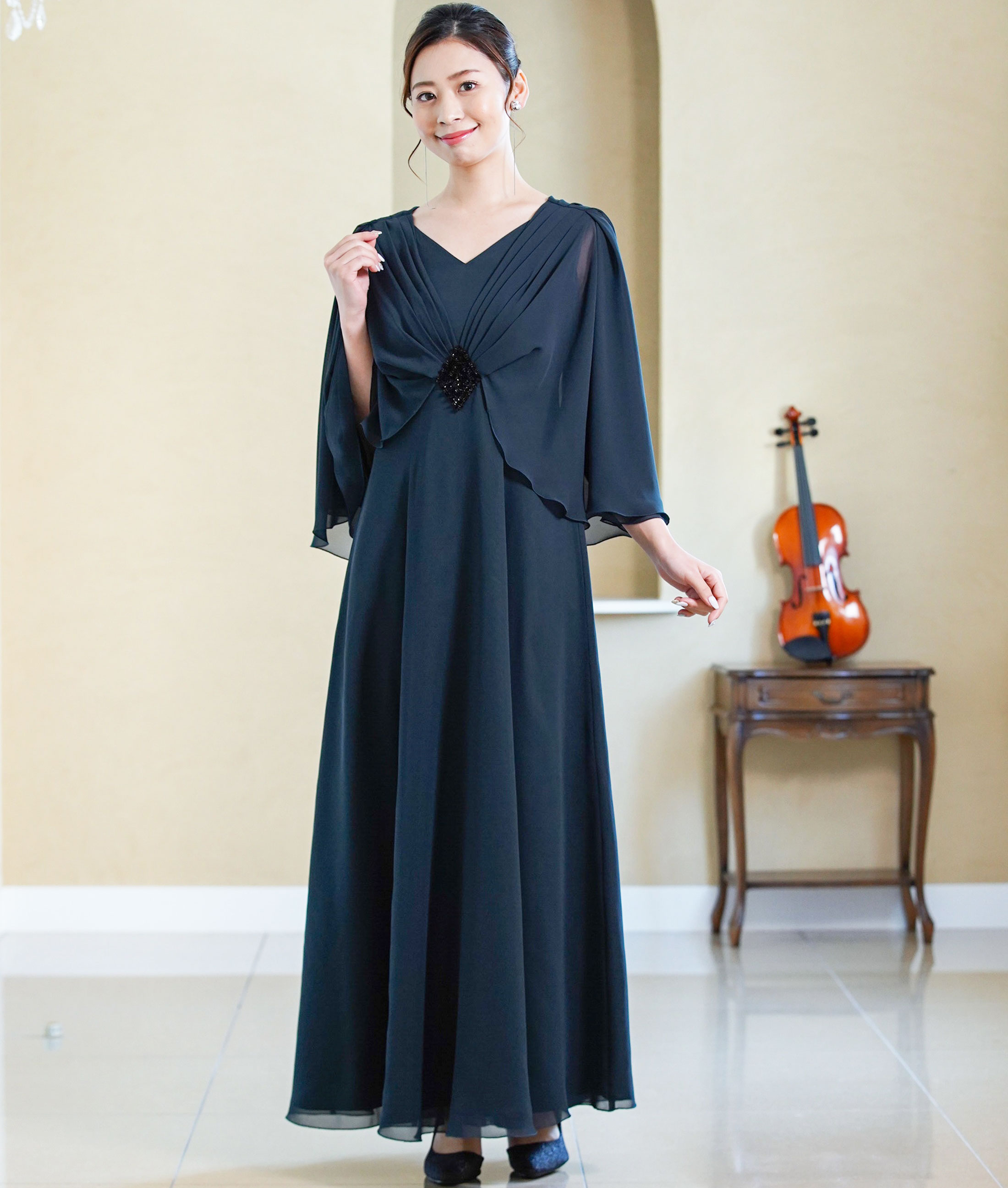 楽天市場】ロングドレス 母親 結婚式 フォーマル ドレス マザードレス