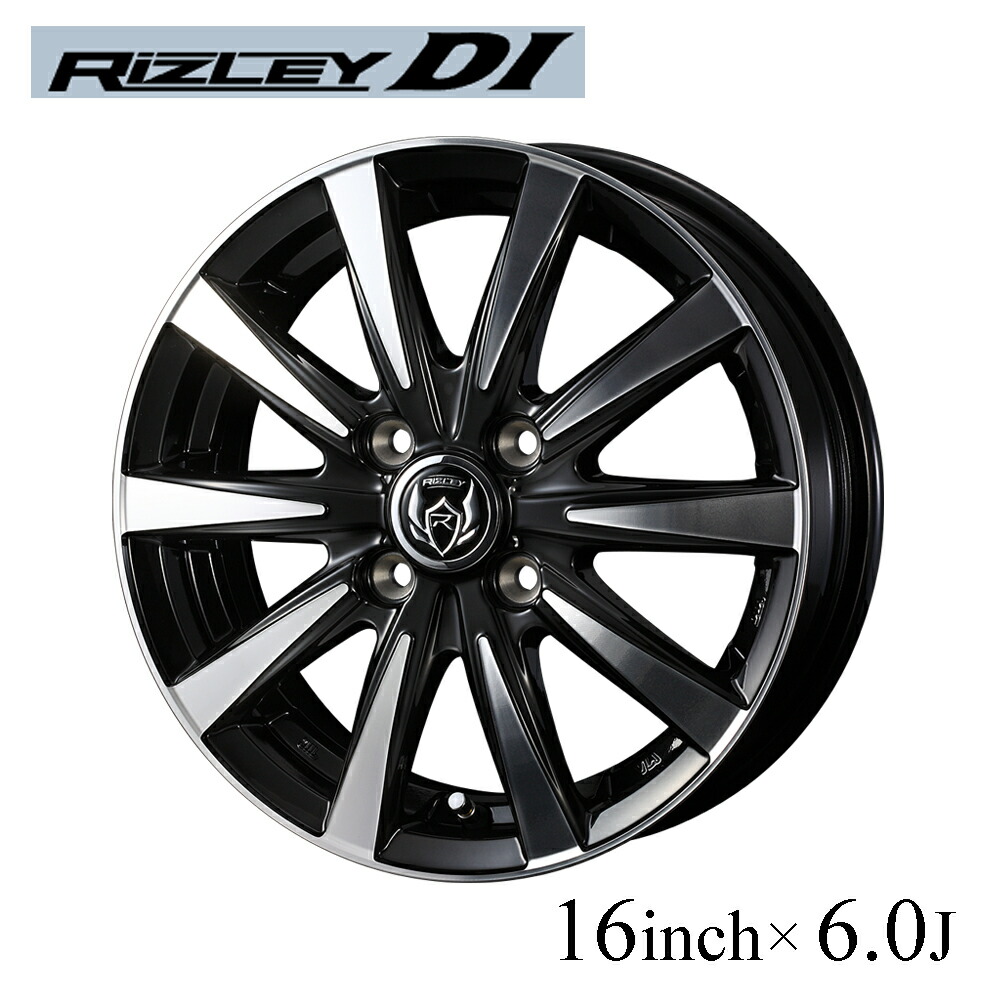 楽天市場】WEDS ホイール RIZLEY MS 16インチ 6.0J インセット40 4穴
