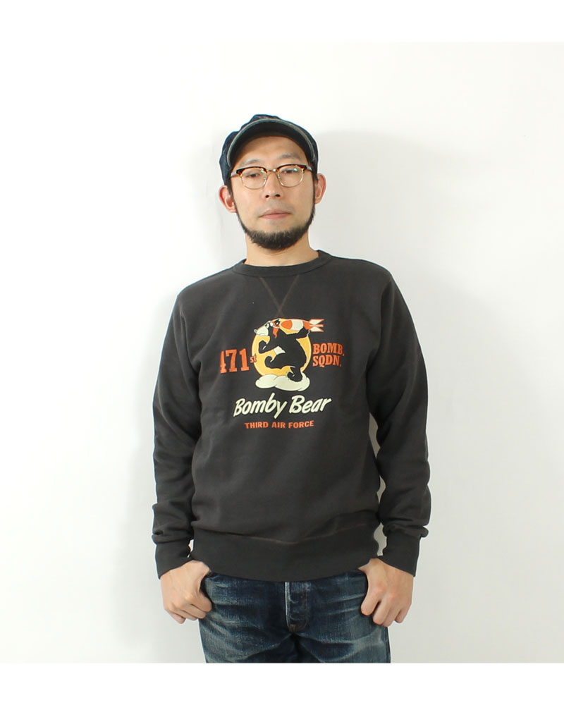 BUZZ RICKSON'S ミリタリープリントスウェット 471st BOMB. SQ