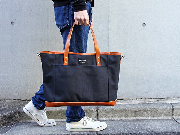 グッドマンズ デイリー2ウェイトート ネイビー（ワンダーバゲージ