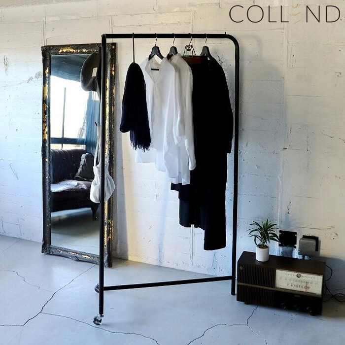 ハンガーラック おしゃれ シンプル アイアンハンガーラック ワイド