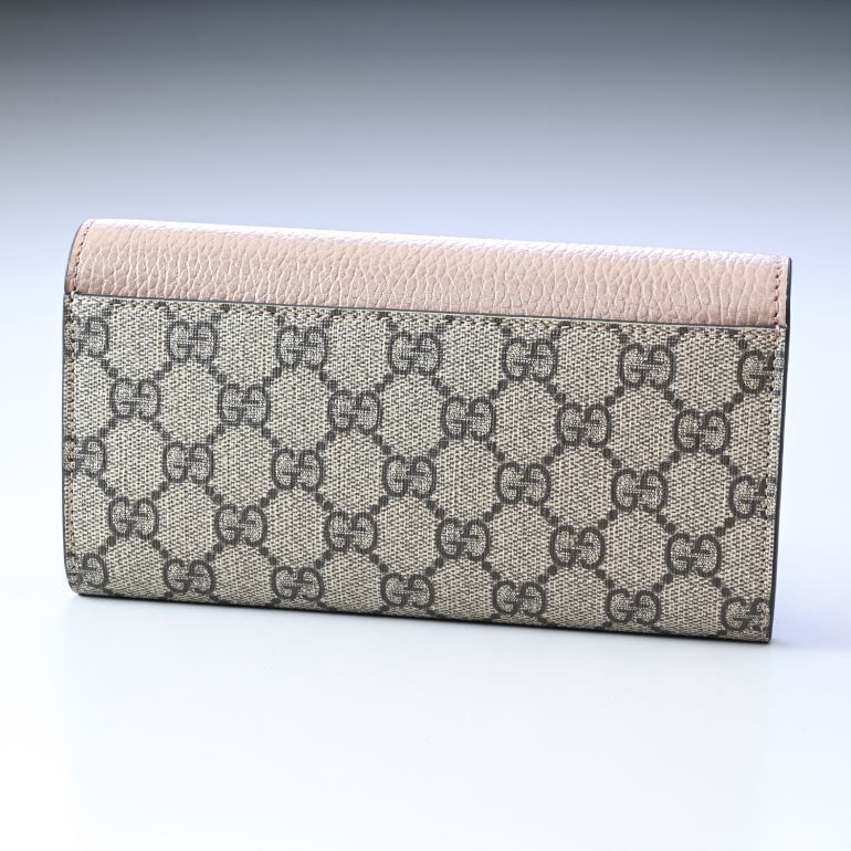 楽天市場】グッチ GUCCI 長財布 レディース プチ マーモント ダブルG