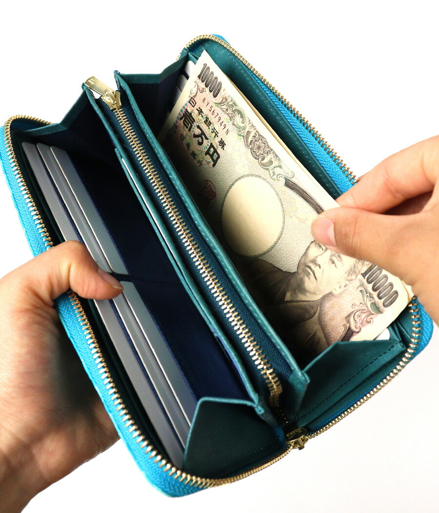 楽天市場】ZOO(ズー) 篭染め 蛇革 ダイヤモンドパイソン ラウンド