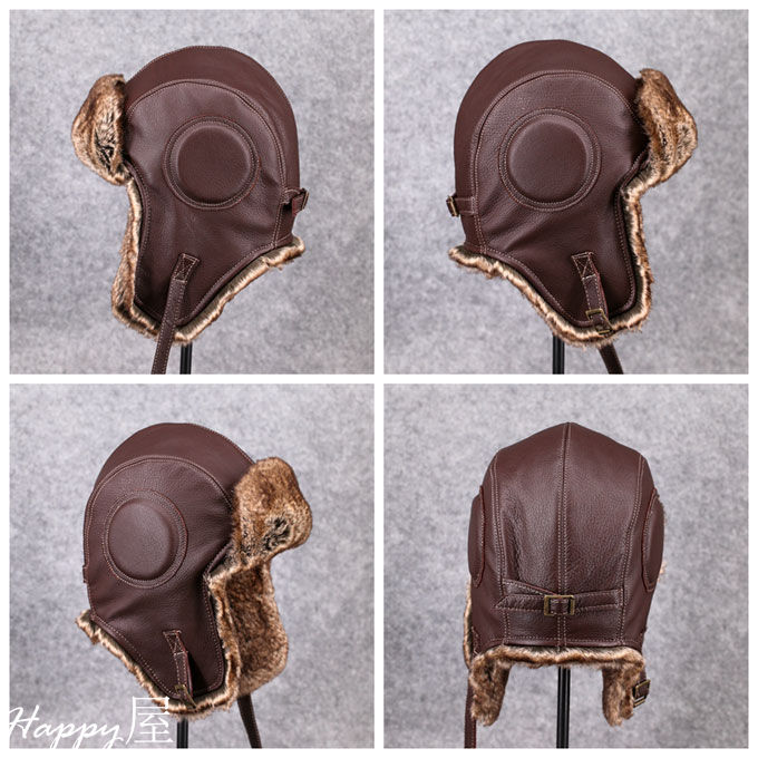 楽天市場】パイロットキャップ メンズ レディース 本革 リアルレザー