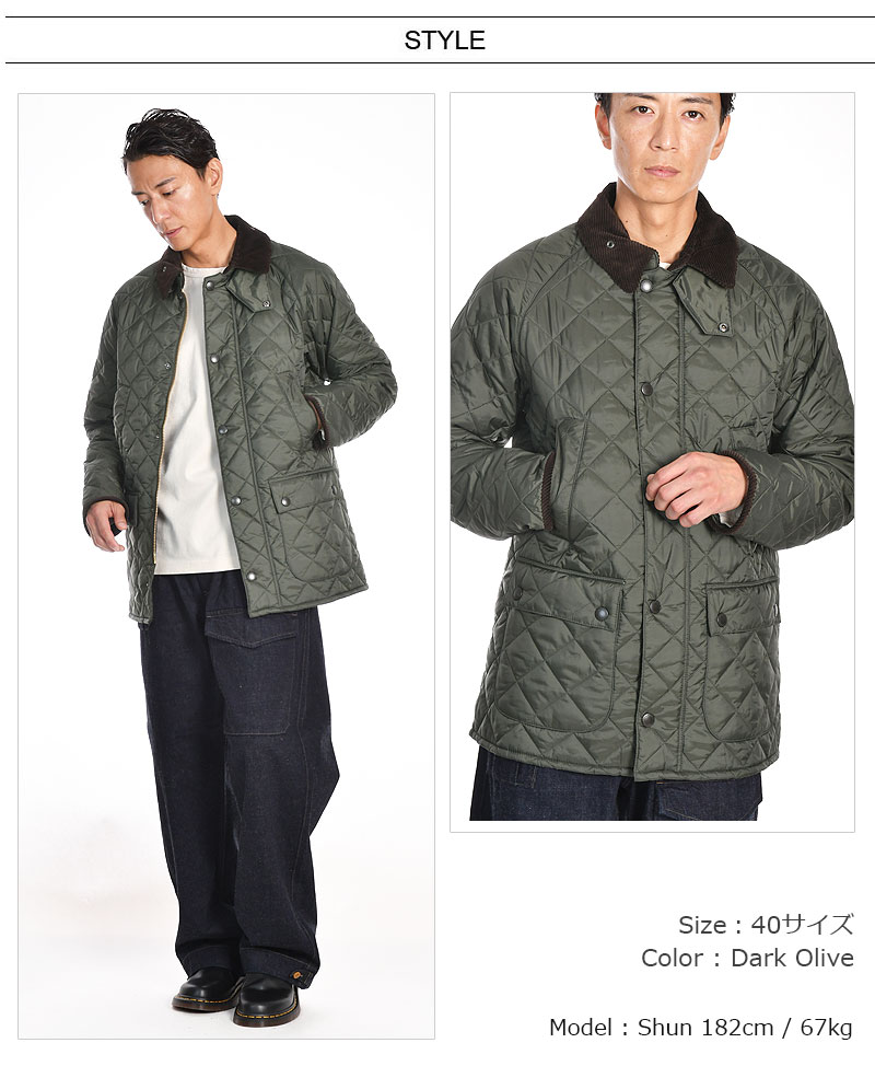 楽天市場】Barbour/バブアー SL Bedale Quilt MQU1586 ビデイル