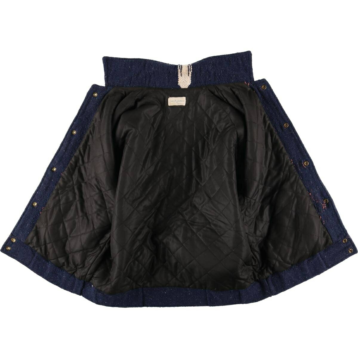 古着 David James 総柄 ネイティブ柄 ウールジャケット USA製 メンズL