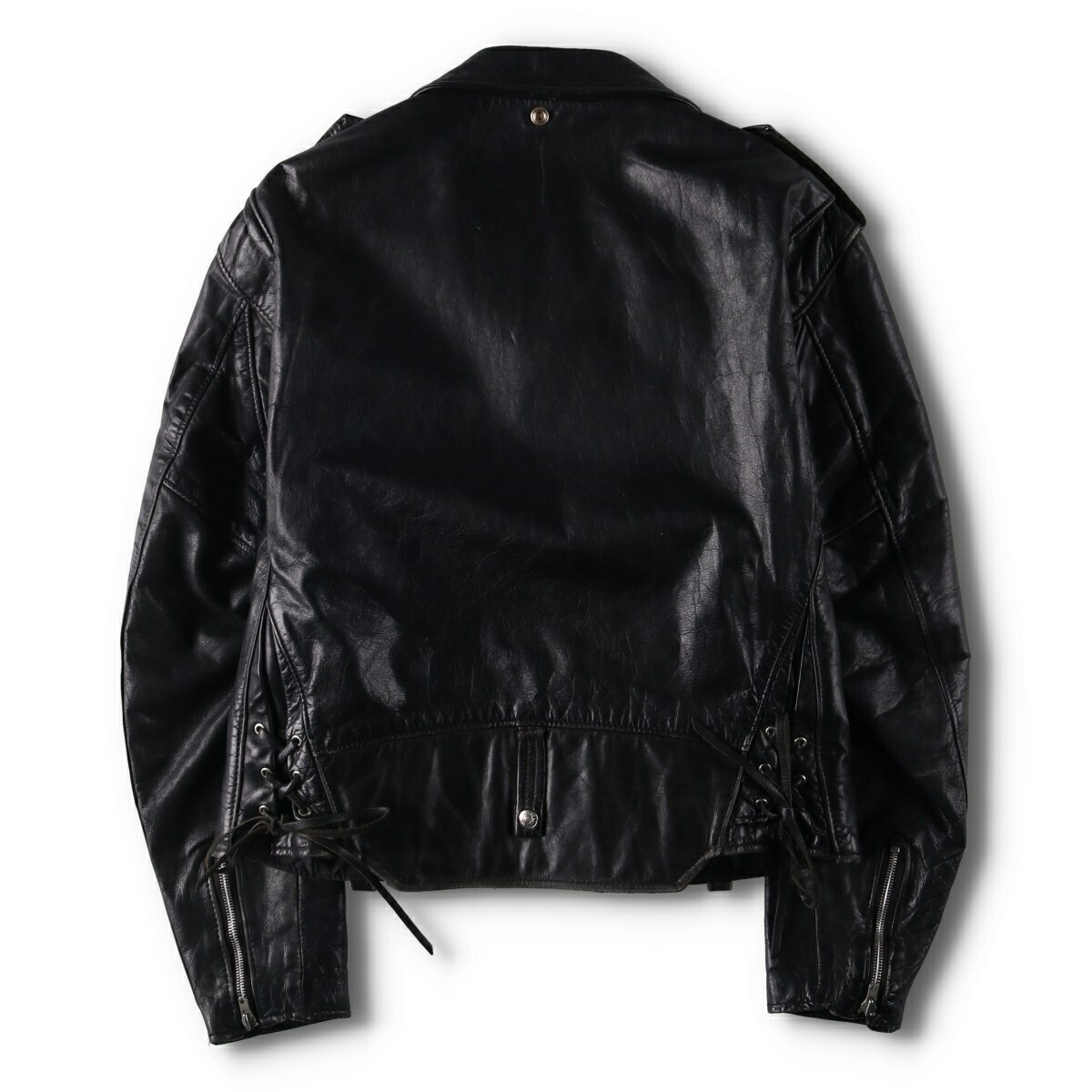 古着 70年代 ショット SCHOTT PERFECTO 牛タグ後期 レースアップ