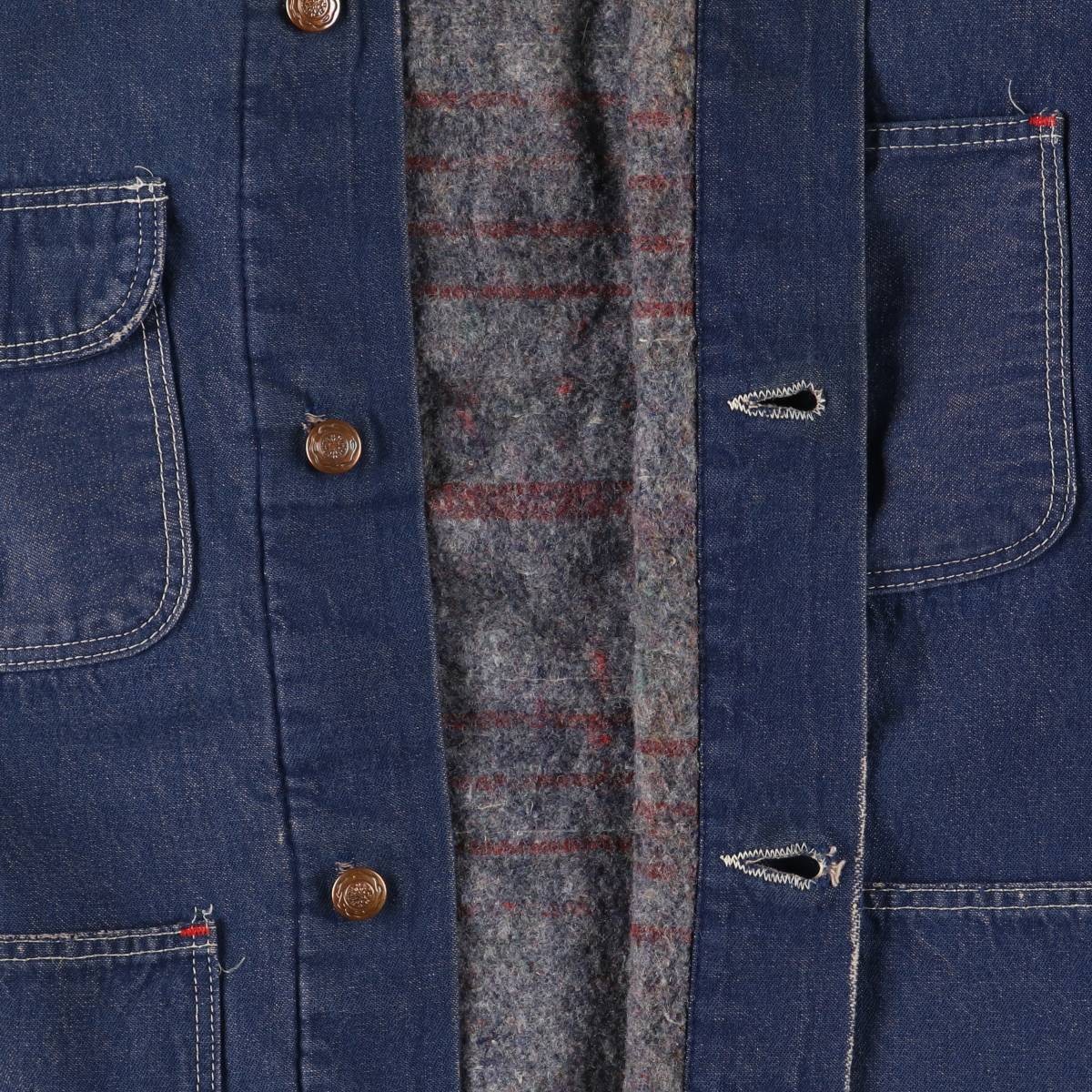 古着 70年代 ラングラー Wrangler BLUE BELL バットダイ デニム