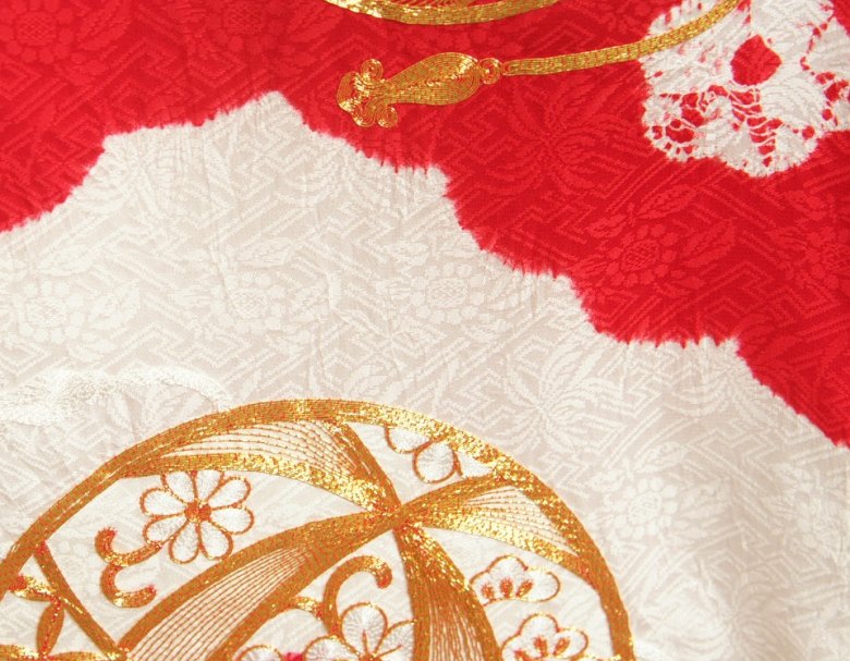 楽天市場】お宮参り 着物 女の子 赤ちゃん 絹100％ 正絹 女児初着 赤色