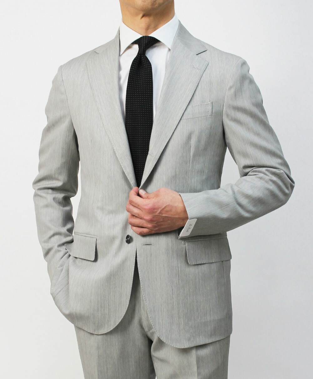 デ ペトリロ / De Petrillo / ワンプリーツ スーツ / ウール / 3B 段