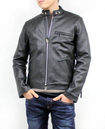 楽天市場】XS〜7L シングルライダース 革ジャン レザージャケット