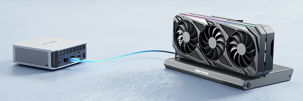 MINISFORUM ミニPC AI X1-255 メモリ32GB ストレージ1TB AMD Ryzen 7