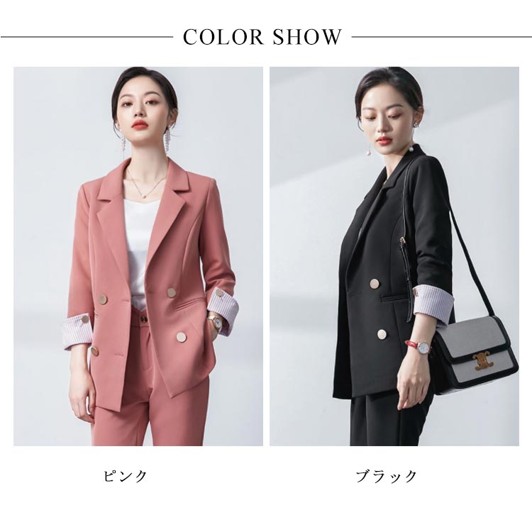 楽天市場】送料無料スーツ レディース 二点セット パンツスーツ