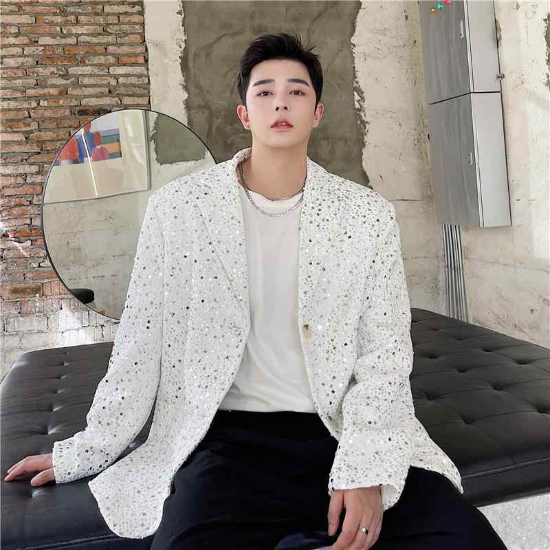 楽天市場】メンズ 上着 スーツ ジャケット ハイエンド スパンコール