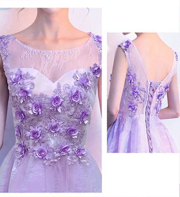 楽天市場】ロングドレス 演奏会 紫色 ドレス パーティードレス 大きい