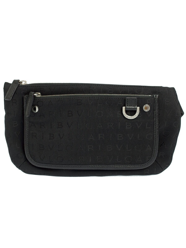 BVLGARI】ブルガリ『ロゴマニア ウエストポーチ』メンズ ボディバッグ