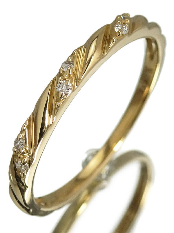 Vendome Aoyama】ヴァンドーム青山『K18YG ダイヤモンド リング