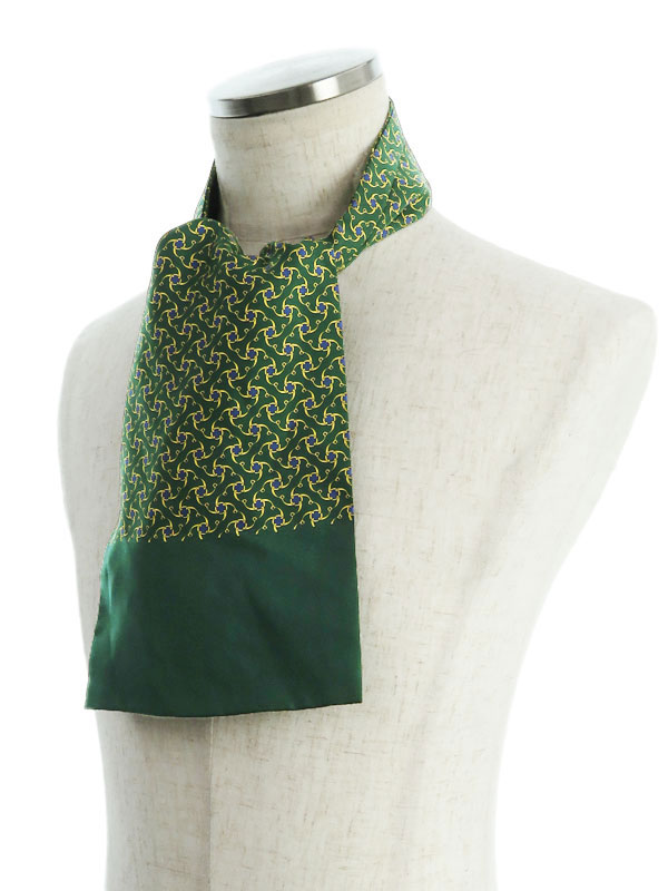 HERMES】【フランス製】エルメス『アスコットタイ』メンズ ネクタイ 1