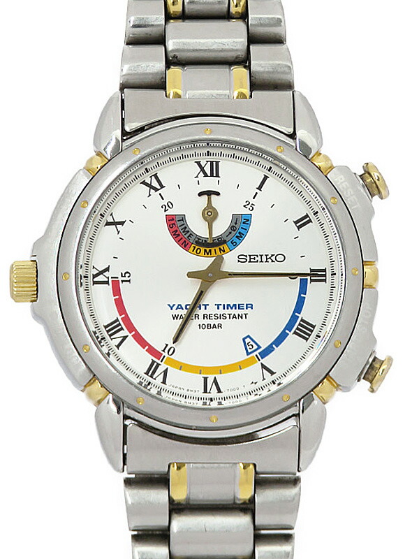 SEIKO】セイコー『ヨットタイマー』8M37-7000 99****番 メンズ