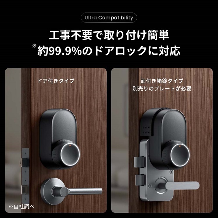 楽天市場】【1ドア2ロック対応】SwitchBot ロック Ultra 2個 + 顔認証