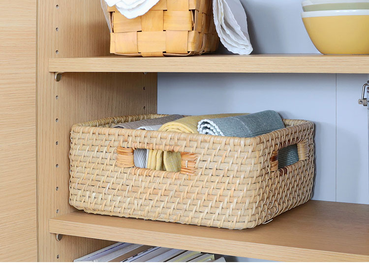 カウンター下収納 キャビネット 棚 幅60cm 高さ85cm ナチュラル