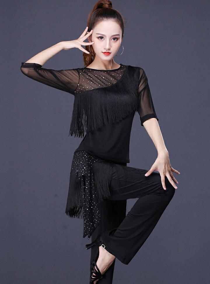 Chacott(社交ダンス)ダンススポーツ セットアップドレス ライトグレー