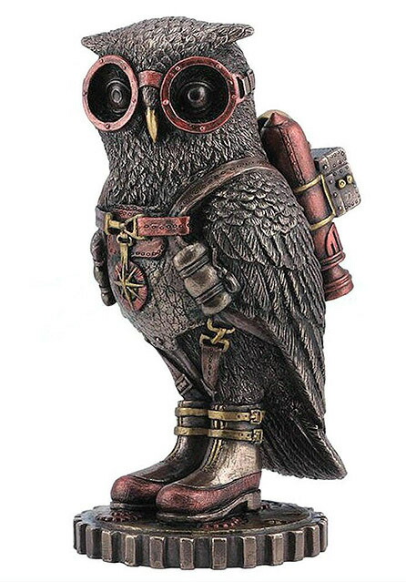 楽天市場】枝に止まって羽を休めている、雪フクロウ 彫刻 彫像