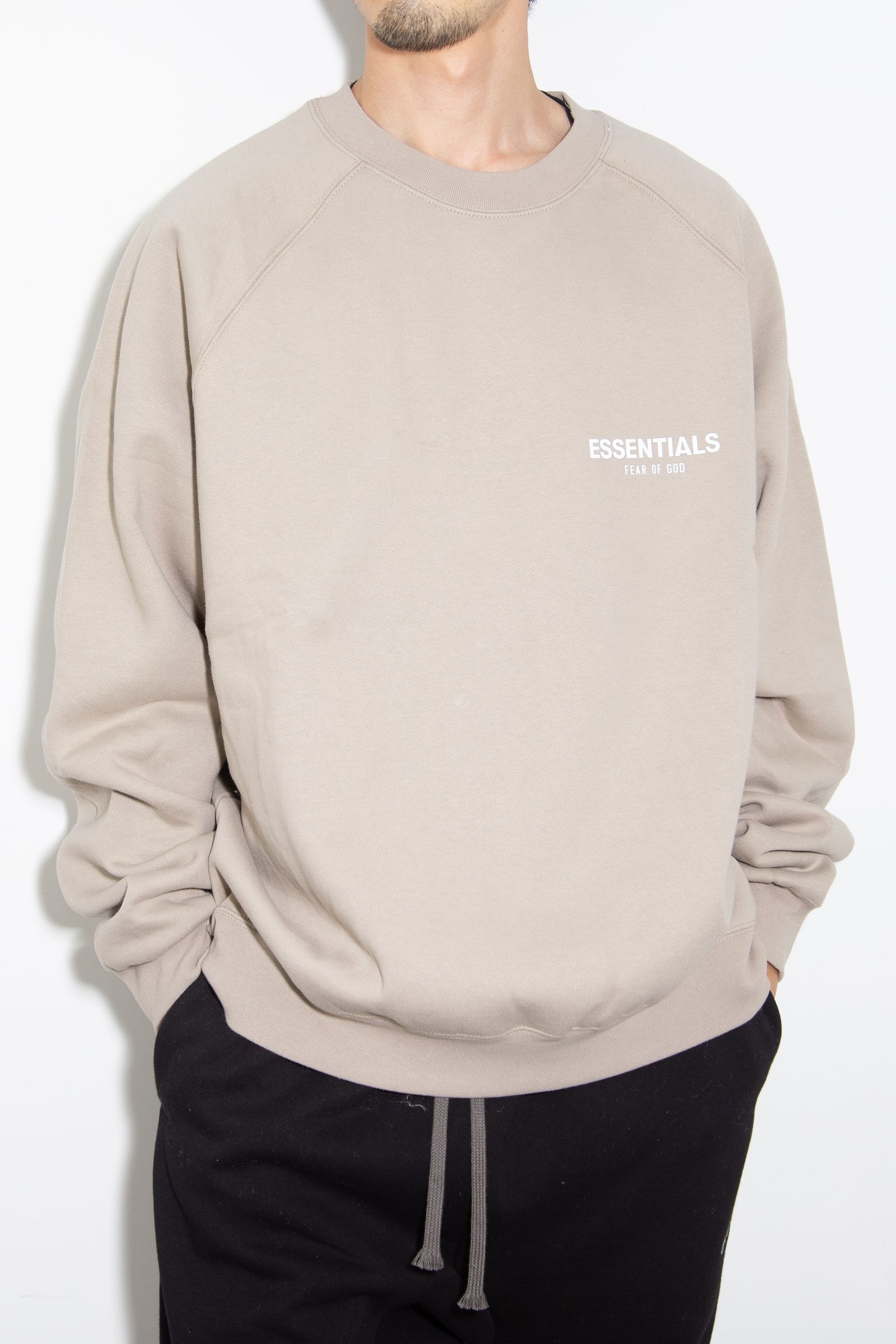 FOG ESSENTIALS - 21FW 1POINT LOGO CREW SWEAT SHIRTS / ライト