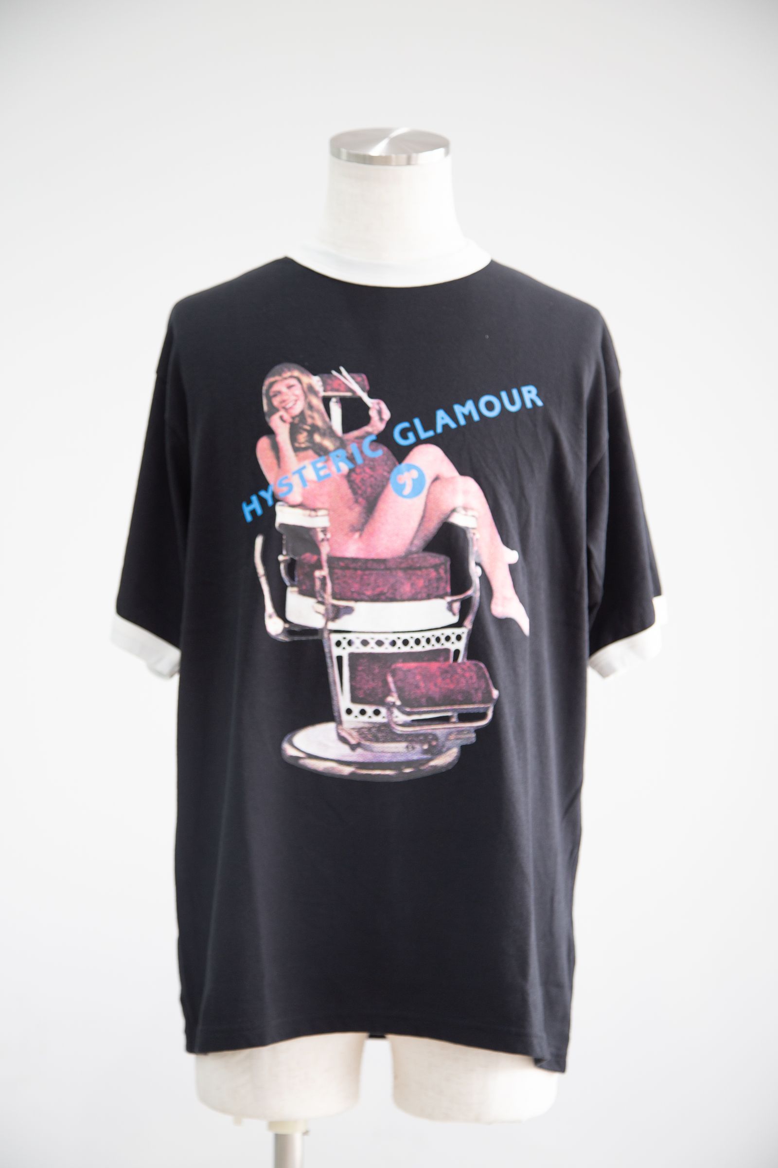 HYSTERIC GLAMOUR - HYSTERIC HAIR CUT Tシャツ / ブラック | Tempt