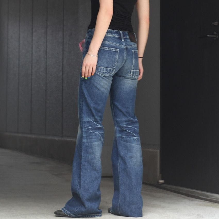 Fax Copy Express * - 【残り一点】The Flare Denim in Dark Wash