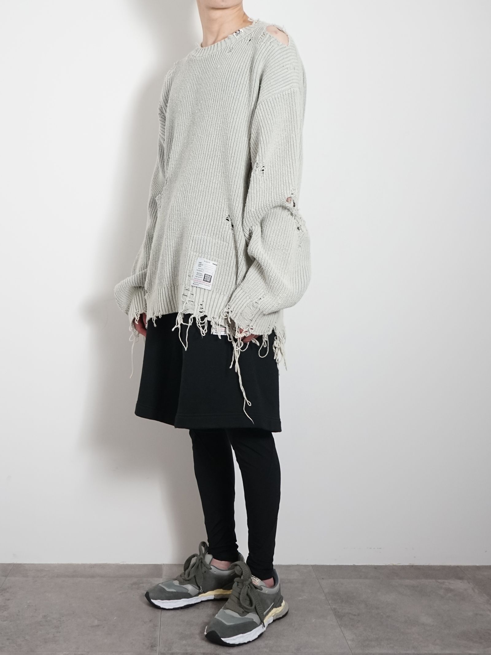 Maison MIHARA YASUHIRO - ディストレスト ショーツ - DISTRESSED