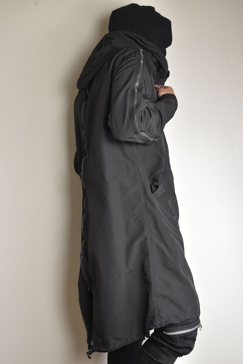 nude:masahiko maruyama - MULTI ZIP MILITARY HOODIE COAT