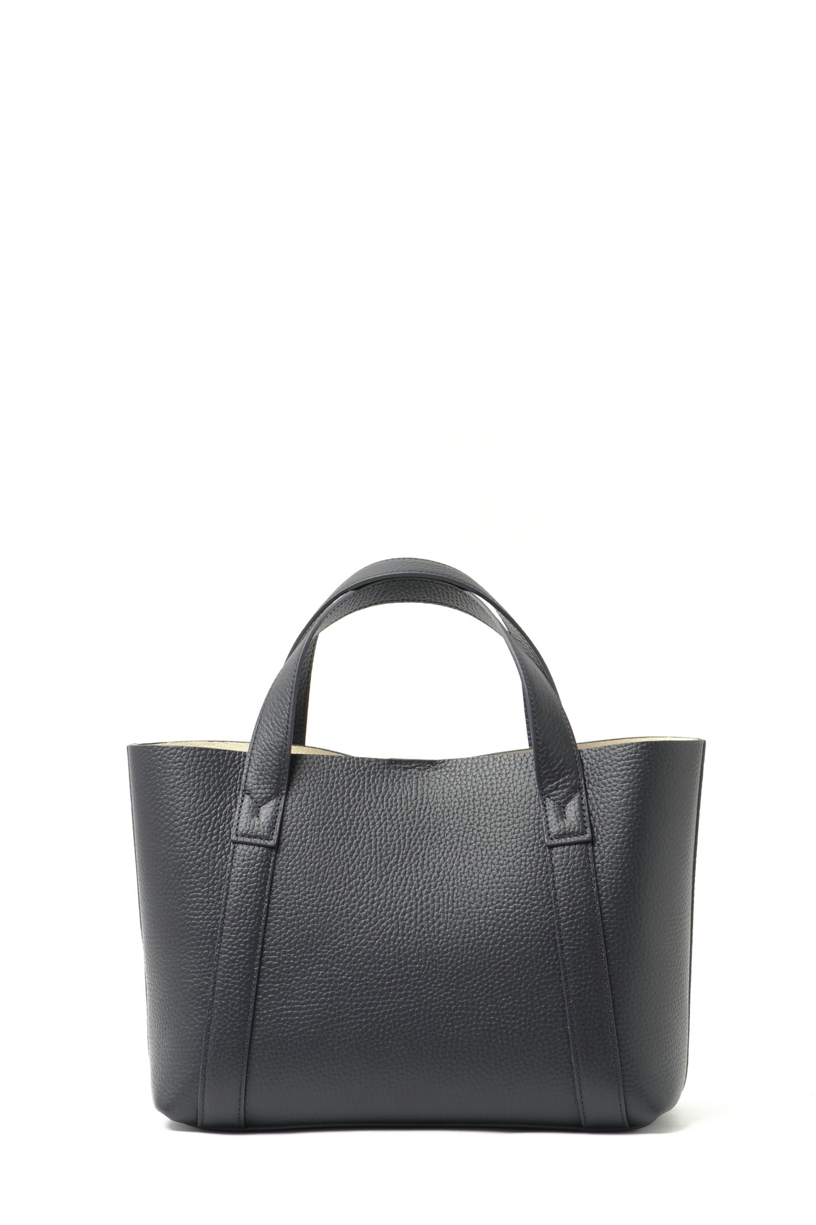 PELLE MORBIDA - Tela Marinaシリーズ クロコ型押しレザー ミニトート