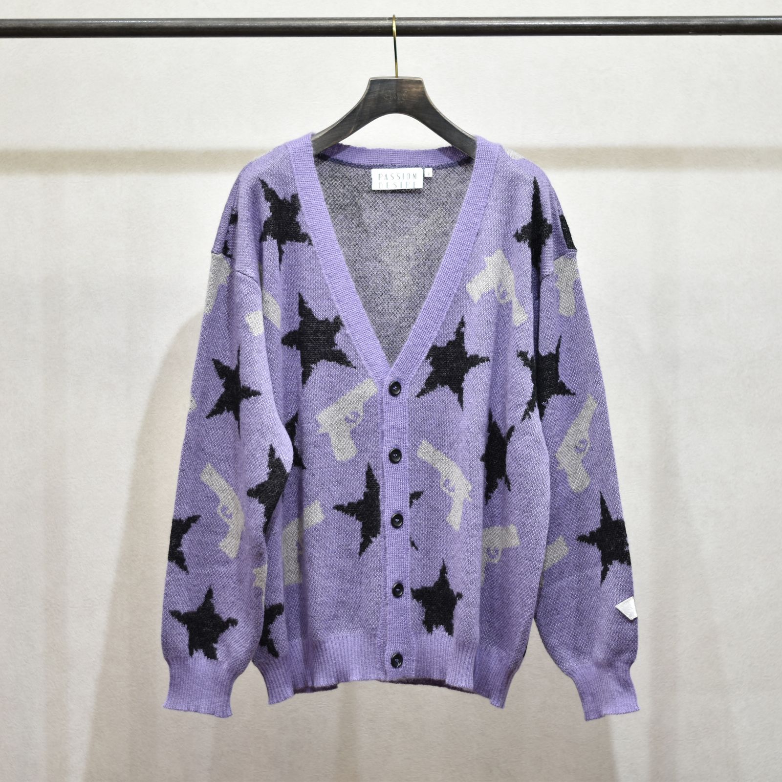 el conductorH - MOHAIR CARDIGAN 'STARS (PPL) / モヘアカーディガン