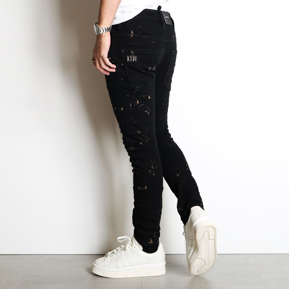 DSQUARED2 - ICON Black Milky Wash Skater Jean / スケーター