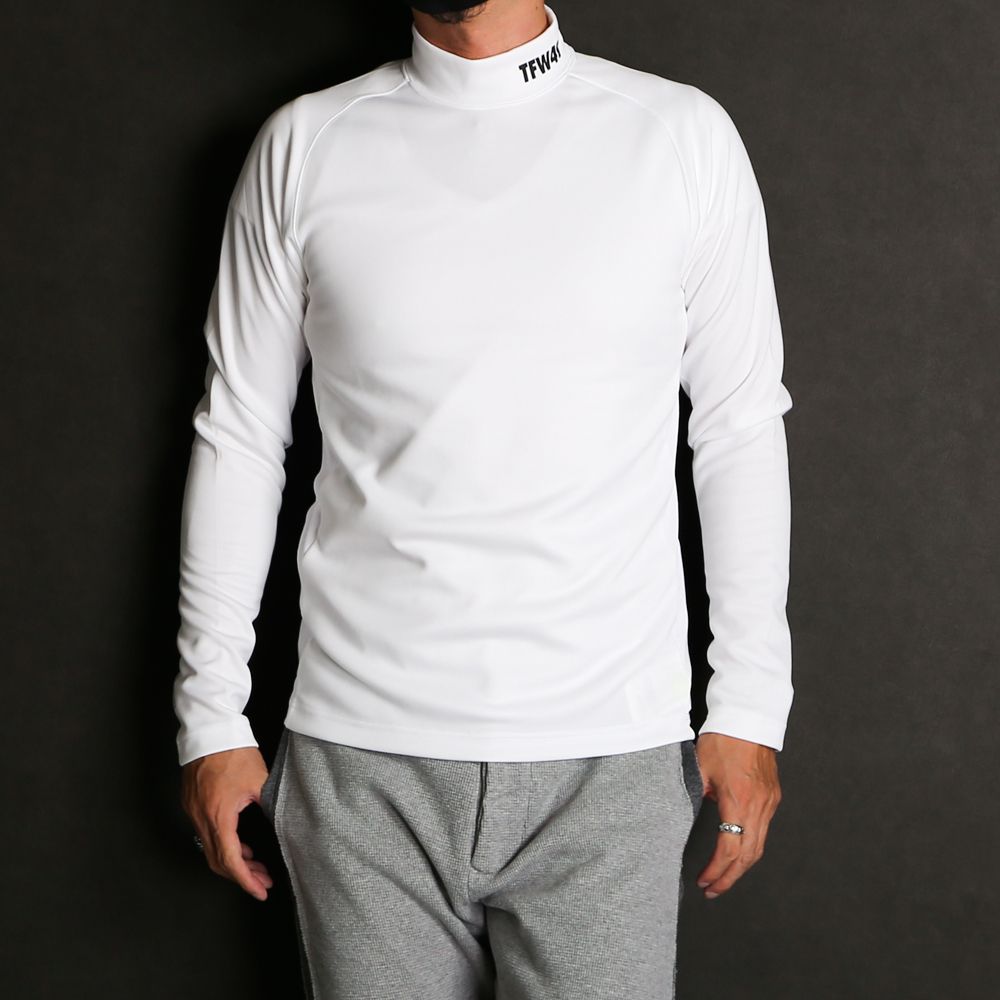 TFW49 - L/S MOCKNECK SIDE MESH T / モックネック サイドメッシュT