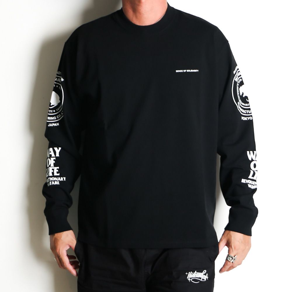 RATS - TWO WHEEL L/S TEE - BLACK / ロングスリーブ Tシャツ / 25'RTC